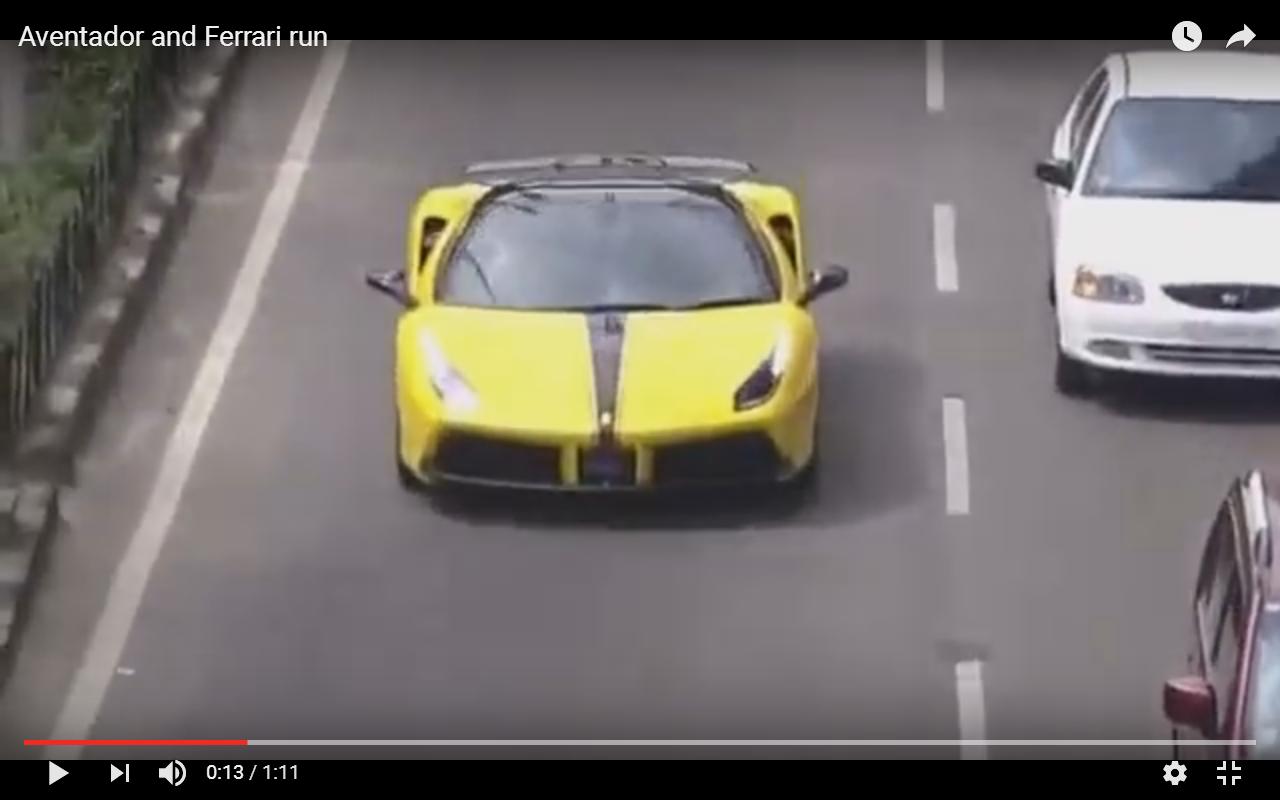 Ferrari e Lamborghini in India [Video]