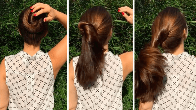 Bun dropping, la nuova tendenza Instagram di sciogliersi i capelli sui social