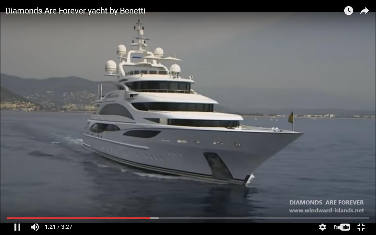 Yacht di lusso Diamond Are Forever [Video]