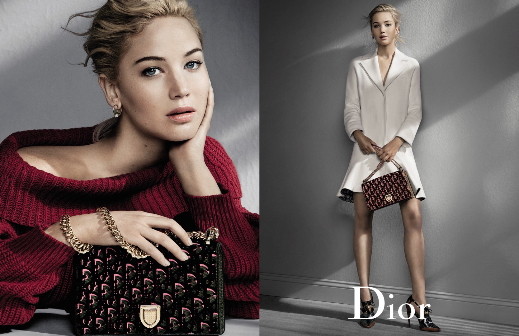 Dior Jennifer Lawrence: la nuova campagna pubblicitaria autunno inverno 2016 2017, le foto