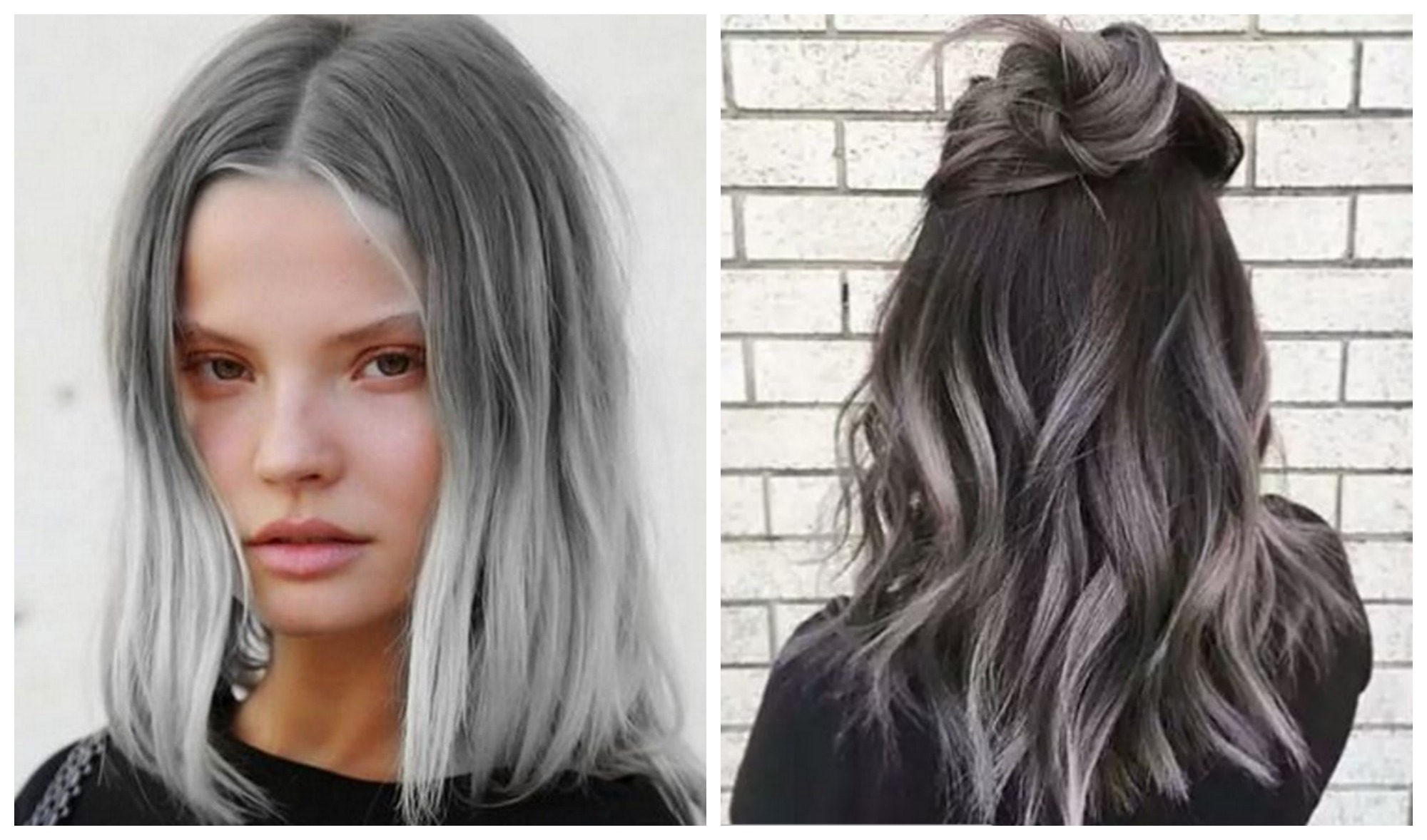 Tendenza capelli grigi autunno 2016: grey ombré per riflessi argentati