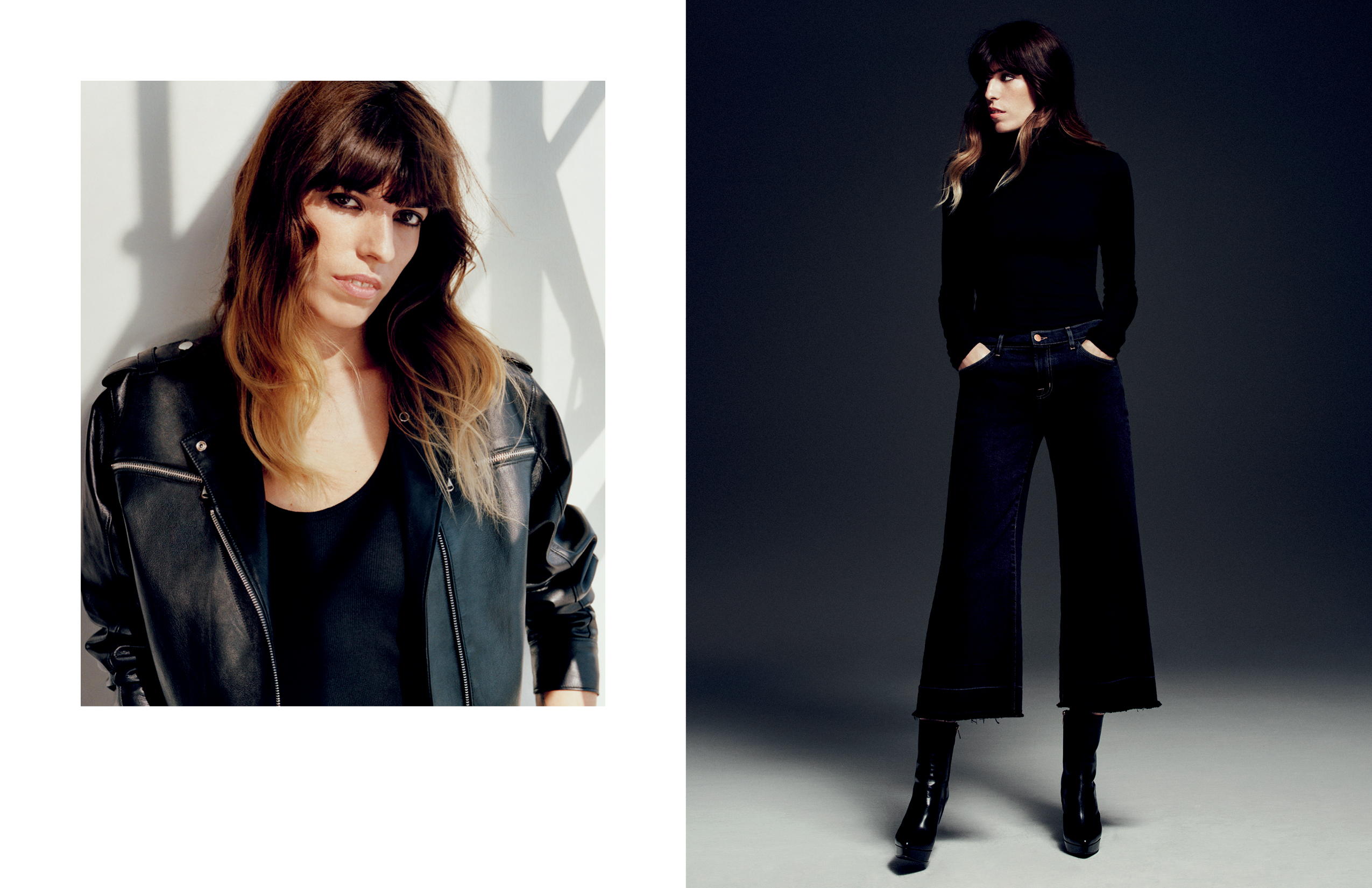 J Brand campagna pubblicitaria autunno inverno 2016 2017: testimonial Lou Doillon