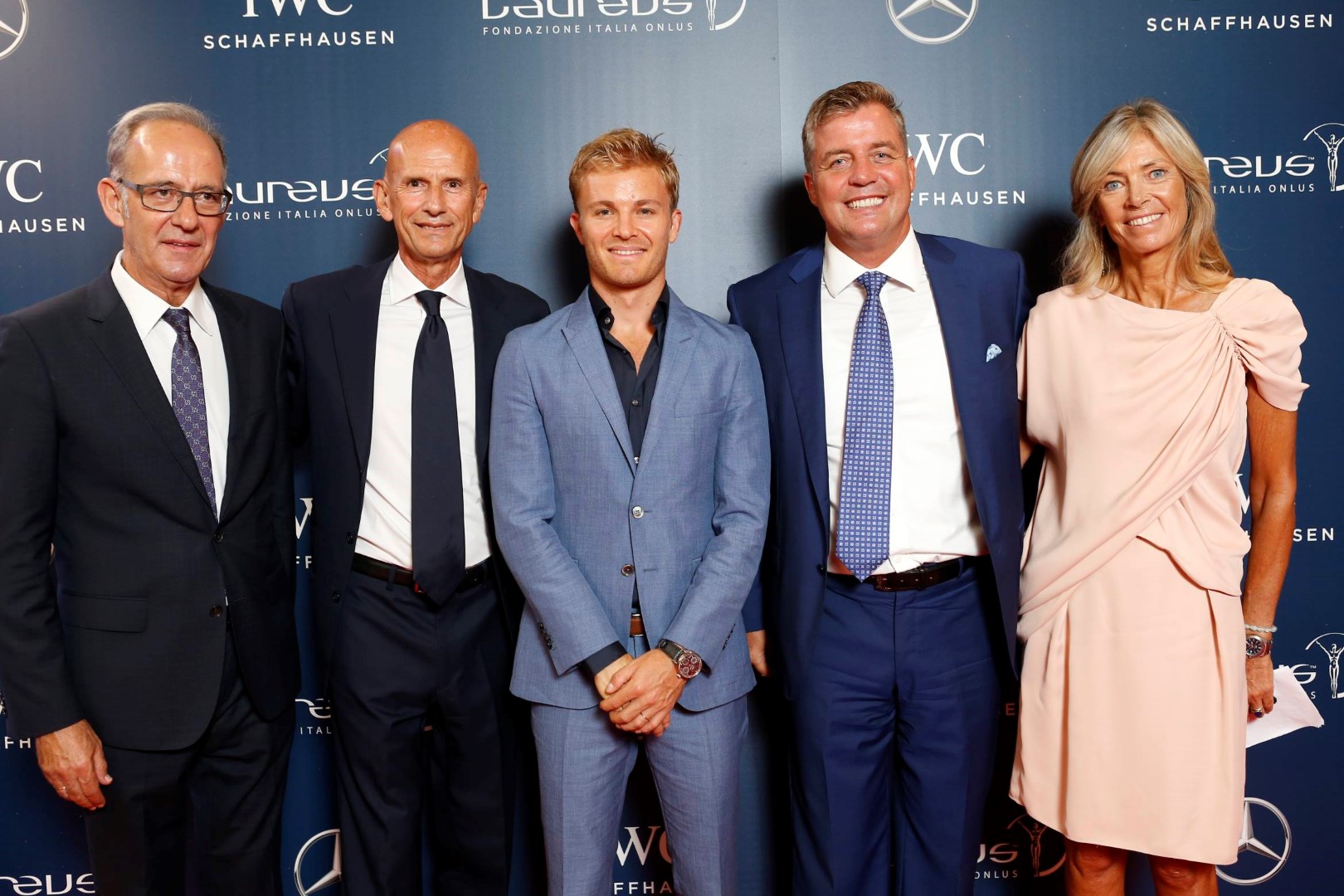 Laureus F1 Charity Night Milano 2016: special guest Alessia Marcuzzi, Cristina Chiabotto e Nico Rosberg
