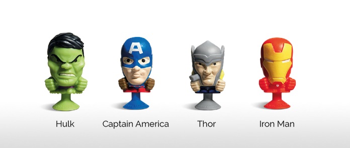 I MegaPopz degli Avengers, la collezione del Carrefour