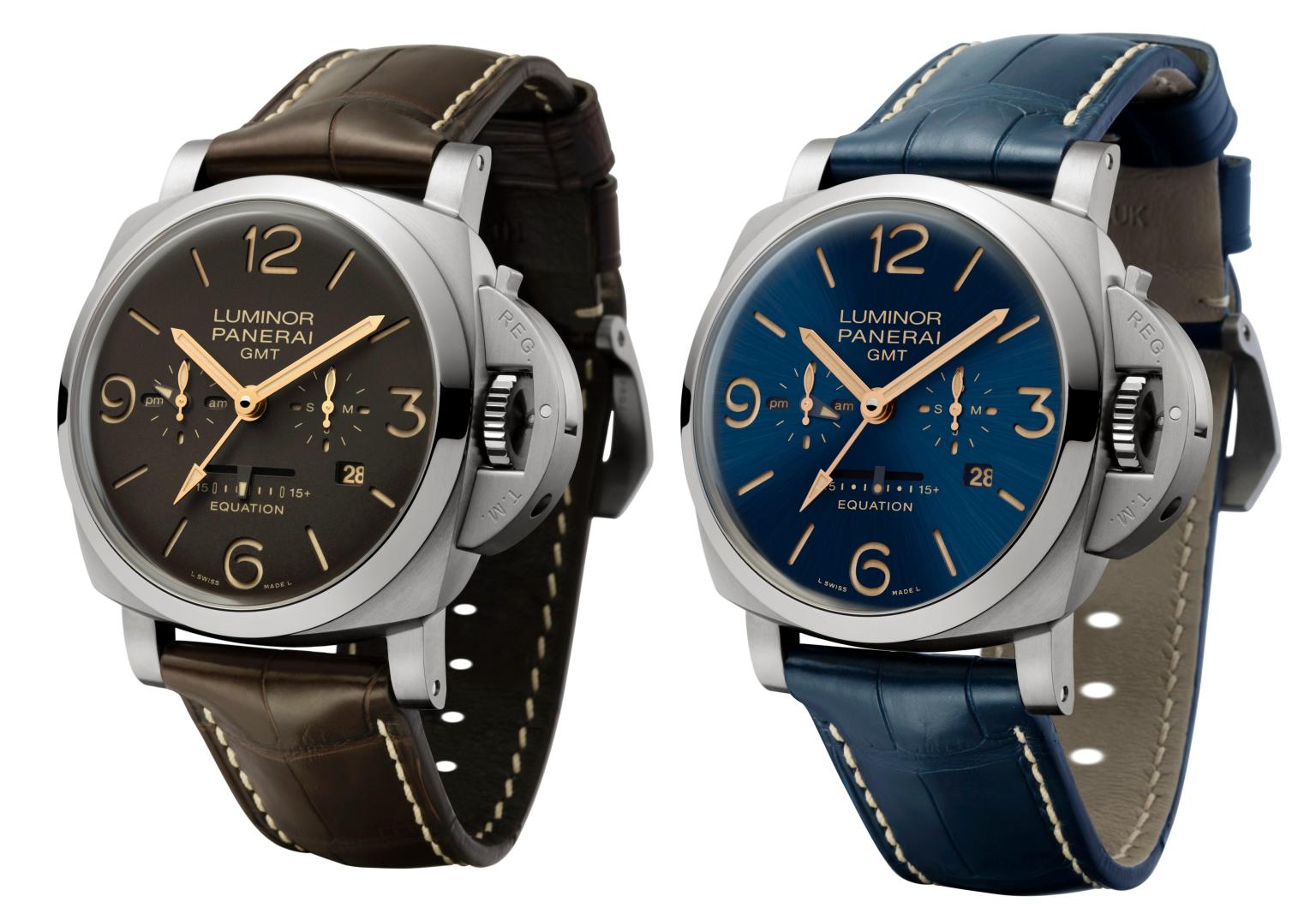 Orologi Officine Panerai Luminor 1950 Equation of Time 8 Days GMT Titanio-47 mm