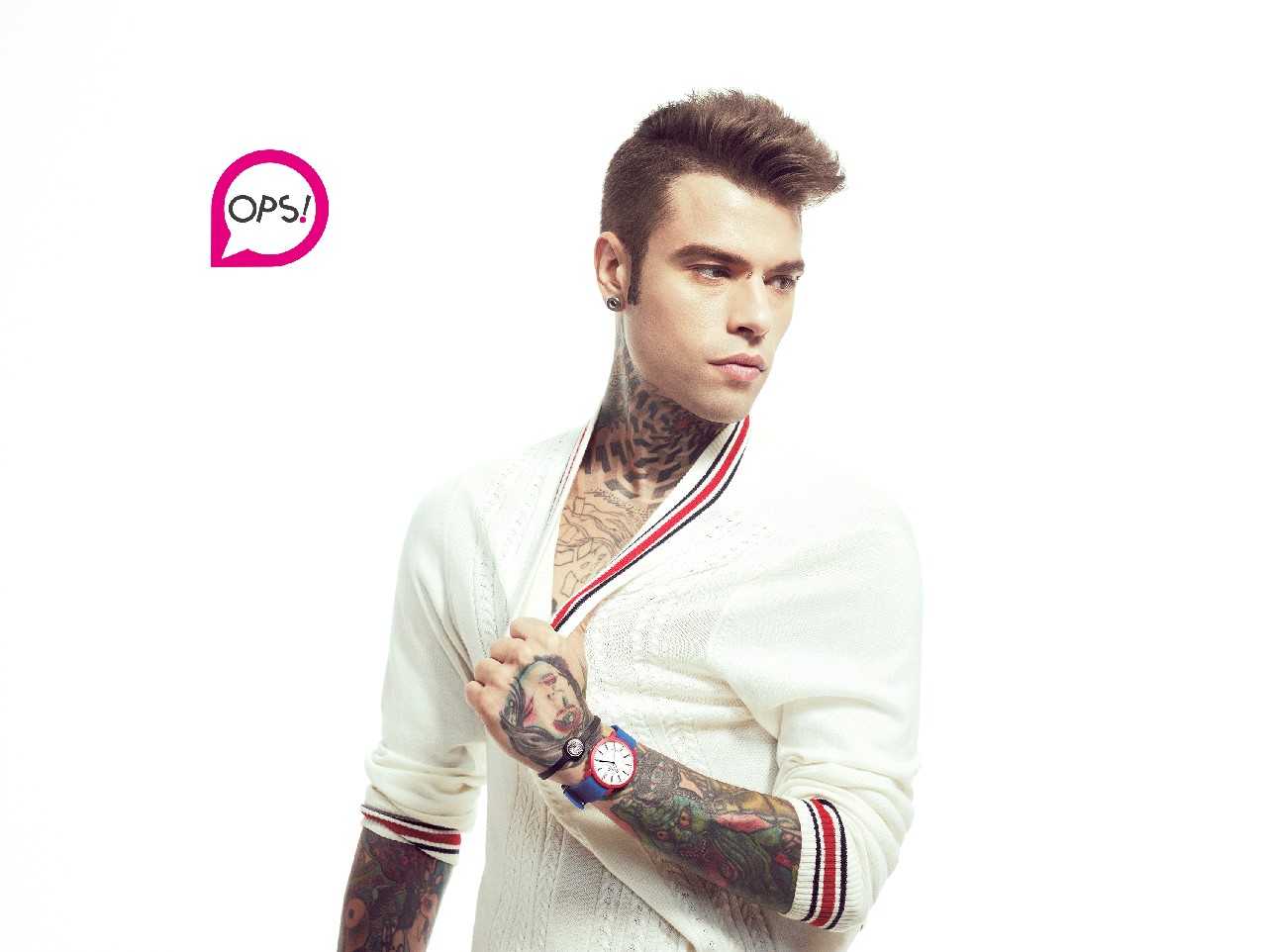 OPSOBJECTS Fedez: la campagna pubblicitaria con l’orologio OPS!POSH, le foto