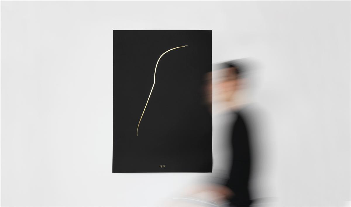 Poster minimali con stampa in oro, da Kickstarter il progetto The Thin Gold Line