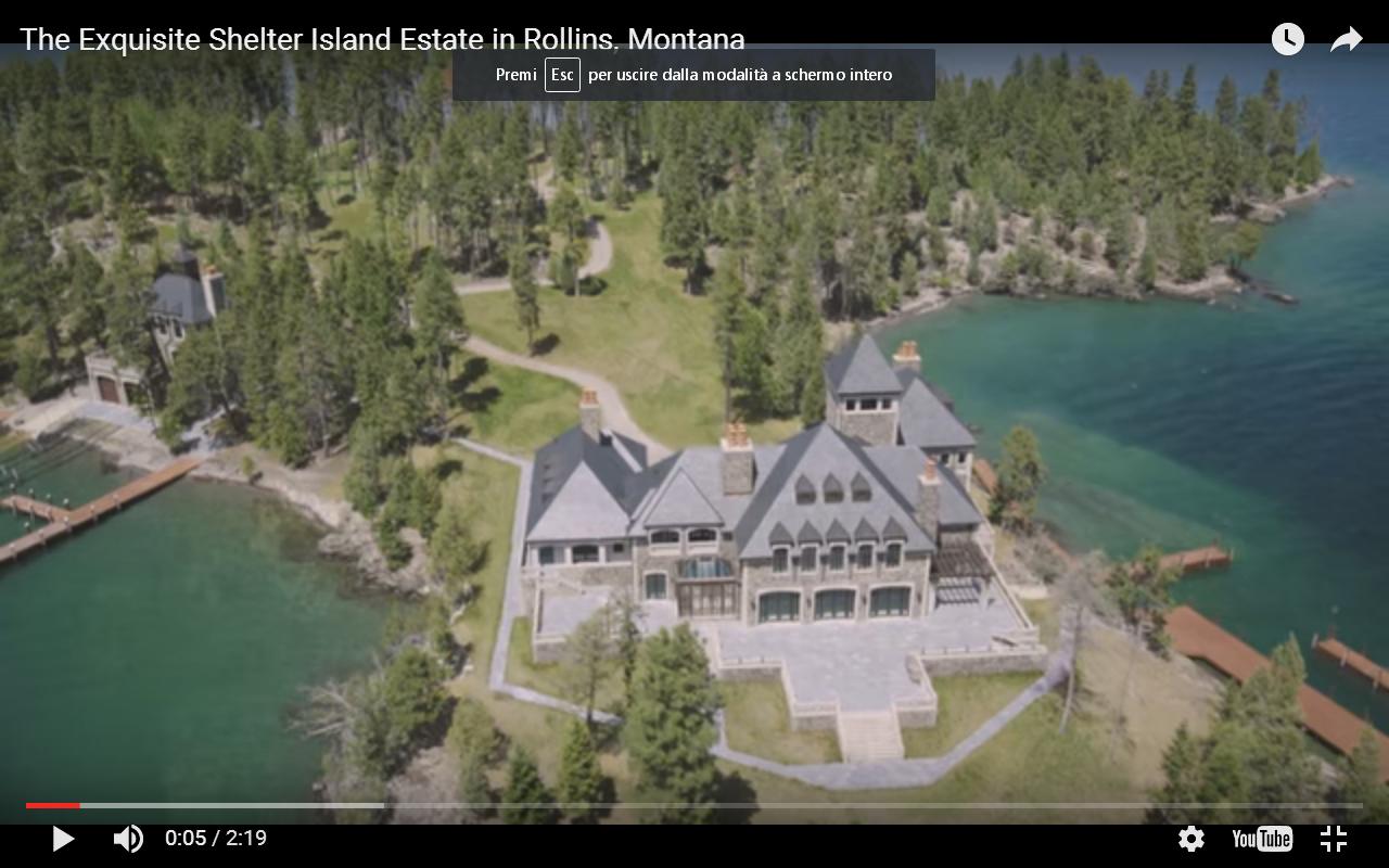 Villa di lusso simile a un castello nel Montana [Video]