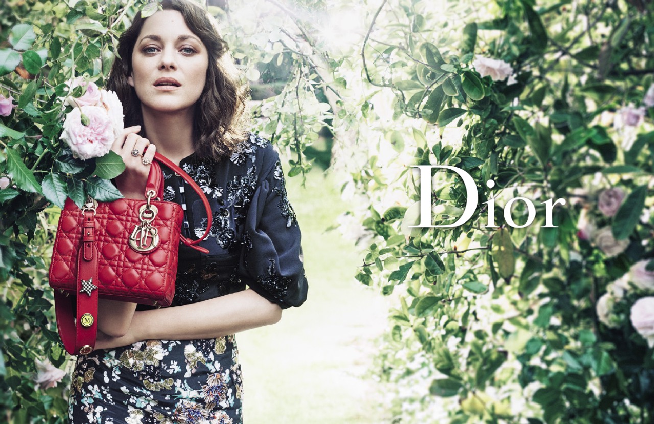 Dior campagna pubblicitaria Lady Dior Cruise 2017: testimonial Marion Cotillard