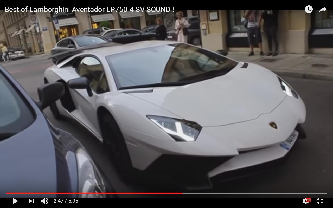 Lamborghini Aventador LP750-4 SV: una calamita per il pubblico [Video]