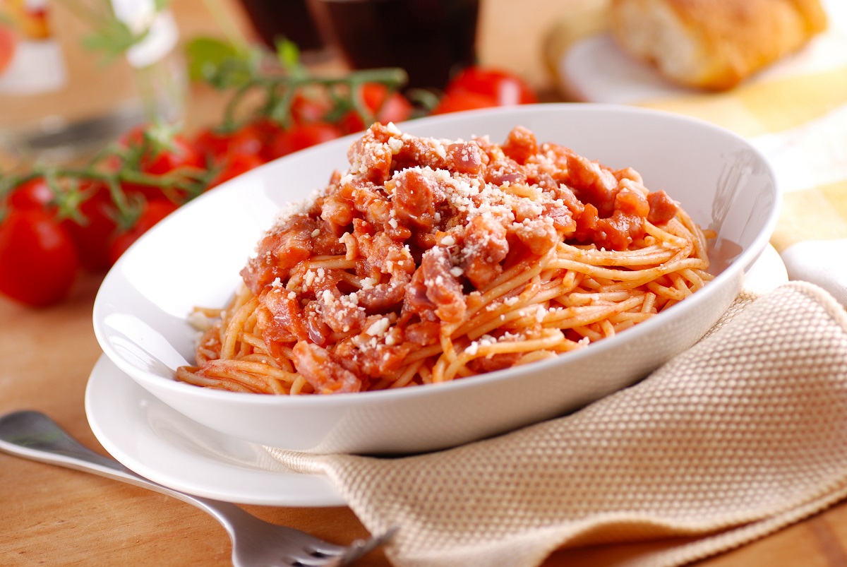 La ricetta light della pasta all&#8217;amatriciana per chi è a dieta