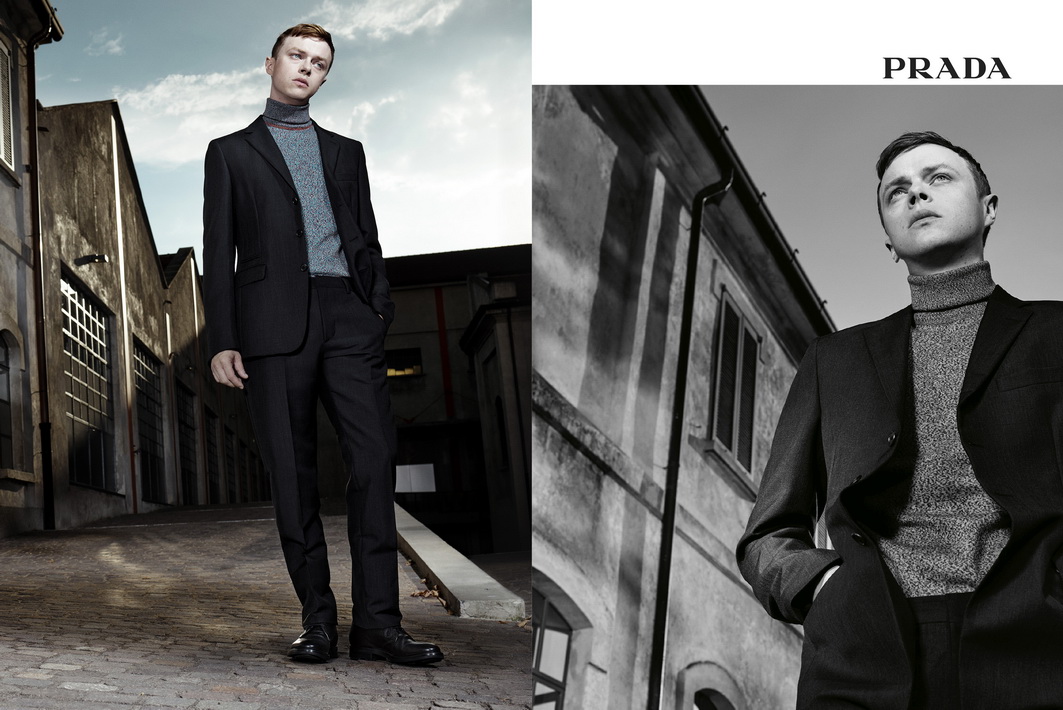 Prada campagna pubblicitaria uomo Resort 2017: protagonista Dane DeHaan