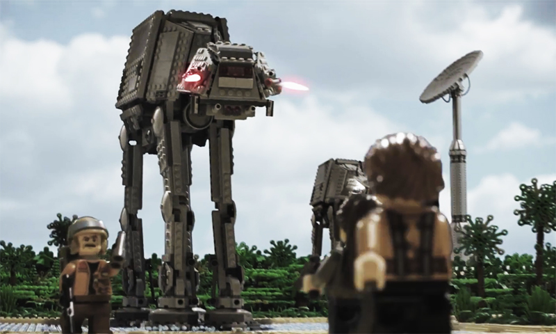 Star Wars, il trailer di Rouge One con i LEGO