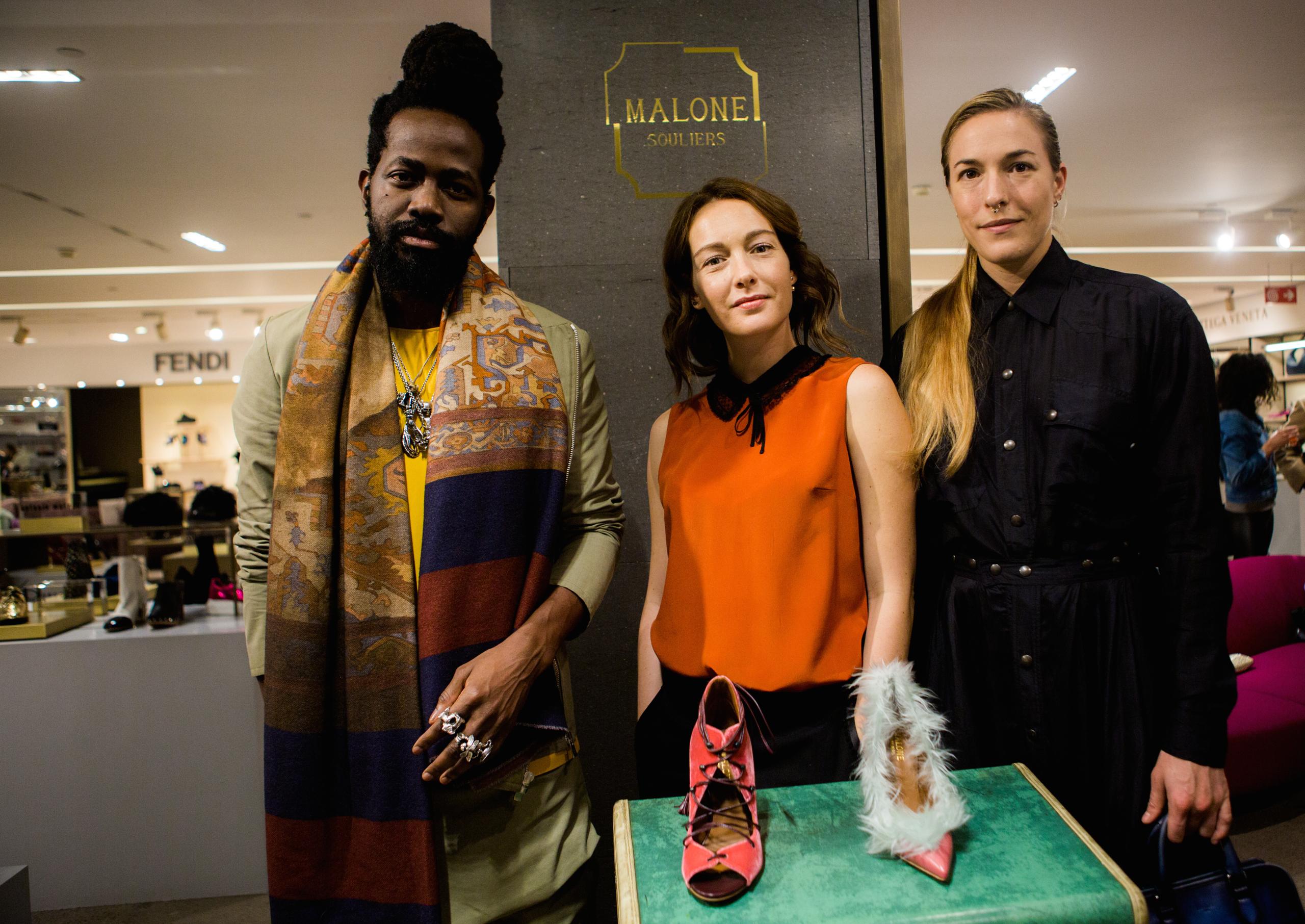 Malone Souliers La Rinascente Milano: inaugurato il pop up store, guest Cristiana Capotondi