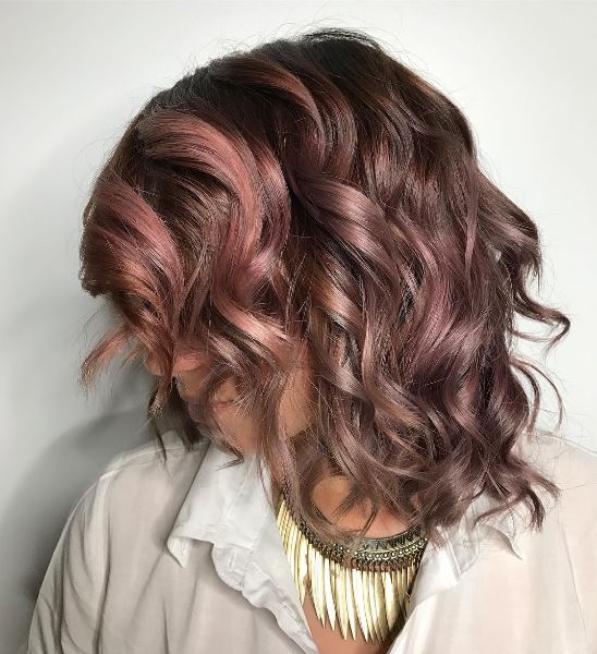 Capelli cioccolato malva