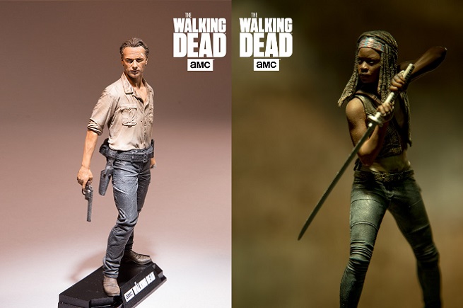 The Walking Dead: le figure di Rick Grimes e Michonne di McFarlane Toys
