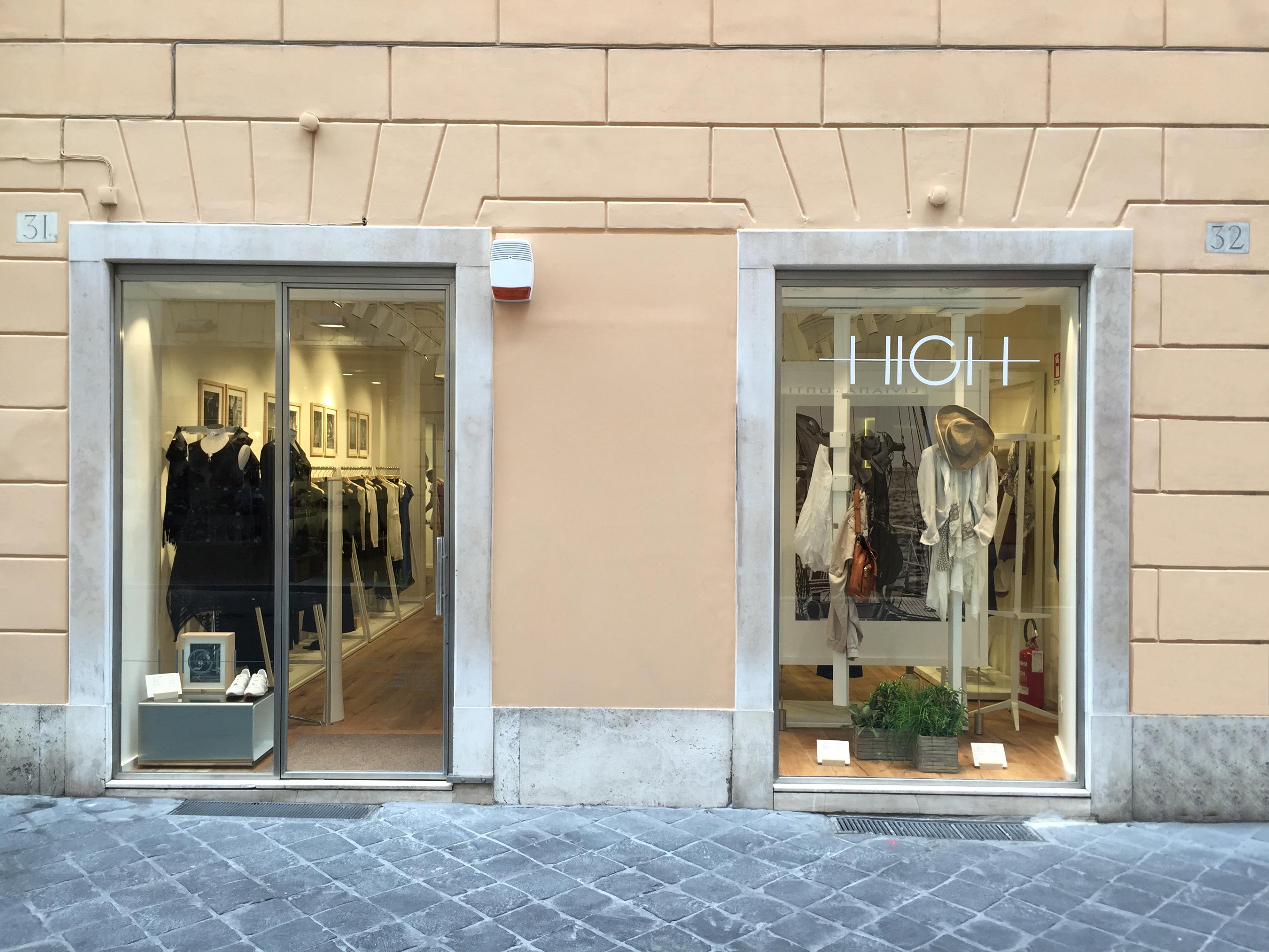 High Roma: aperta la nuova boutique del brand in via Frattina