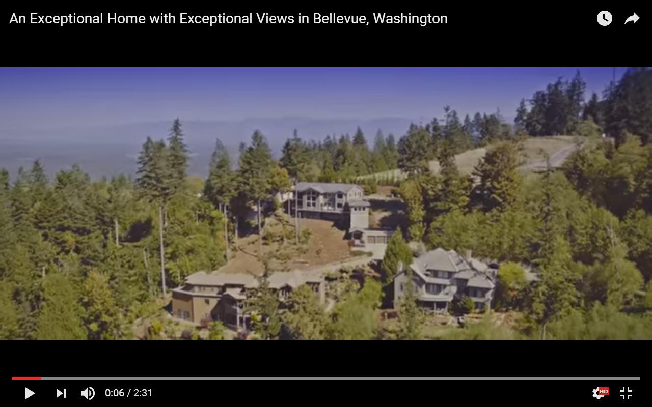 Villa di lusso a Bellevue di Washington [Video]