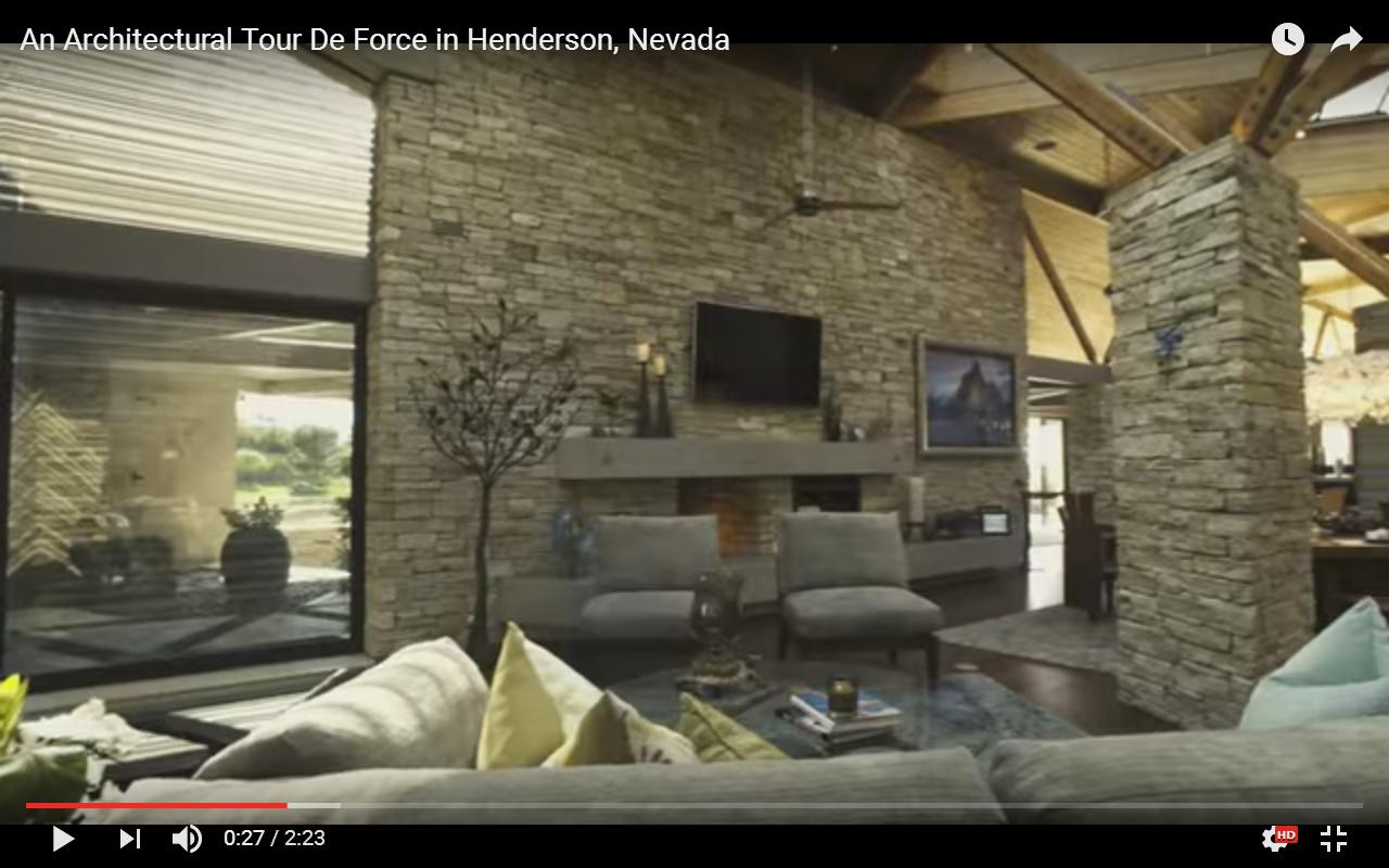 Villa di lusso con straordinarie architetture in Nevada [Video]