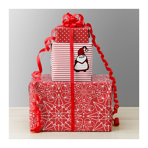 Natale 2016: carte e gift bag Ikea per incartare i regali di design