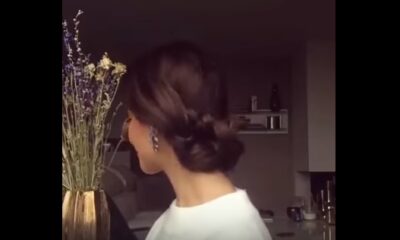 Acconciature in 10 minuti, l'elegante raccolto con trecce