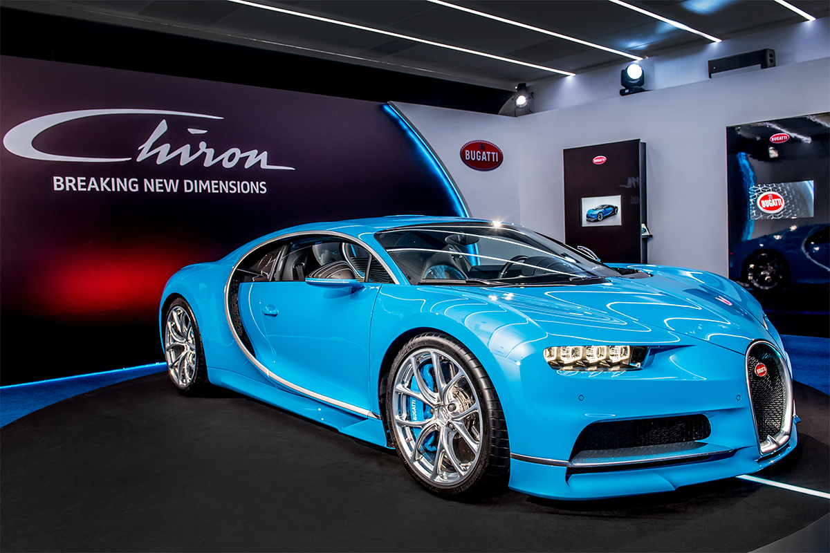 Bugatti Chiron a Tokyo per i Vip del Giappone