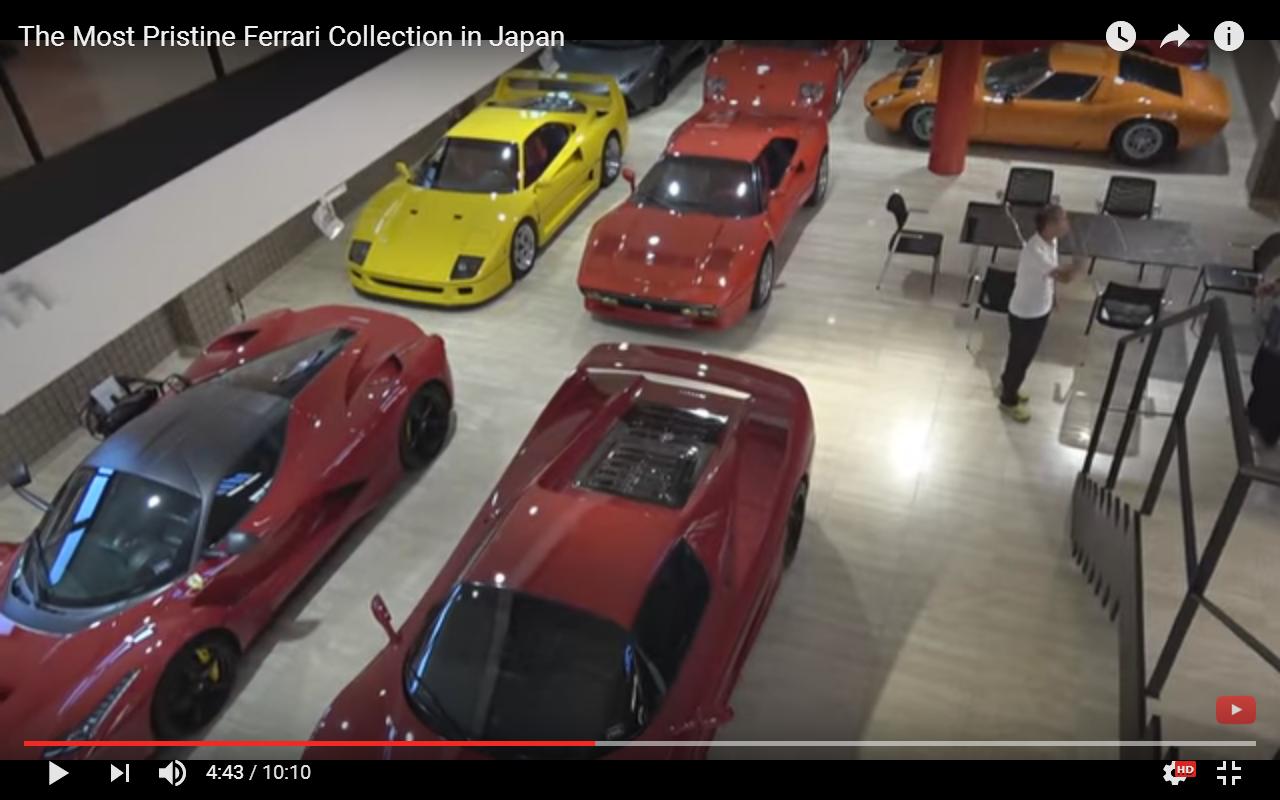 Collezione di Ferrari strepitose in Giappone [Video]