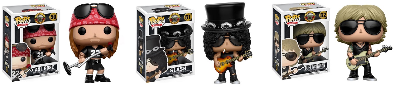 Guns N&#8217; Roses: arrivano i Vinyl Toys di Funko