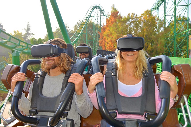 Gardaland, arriva la realtà virtuale sulle montagne russe