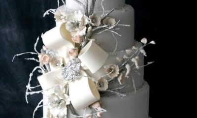 Torta nuziale invernale