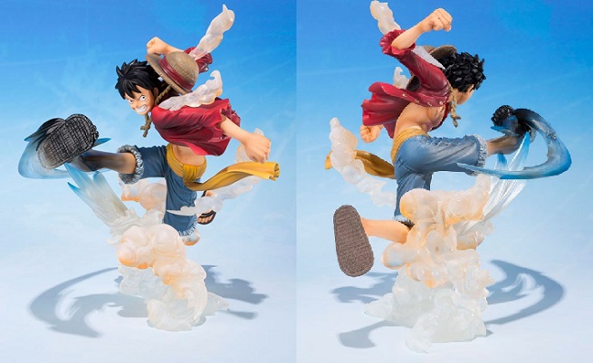 One Piece: la figure di Luffy in versione Gum Gum Hawk Whip di Bandai