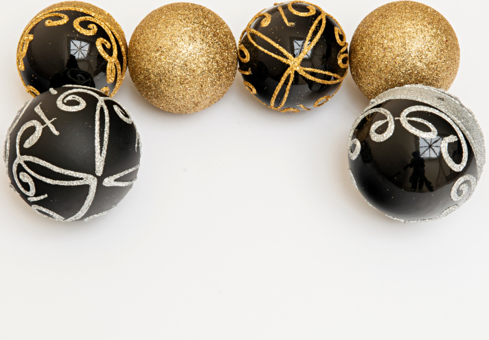 Decorare le palline di Natale con la pittura