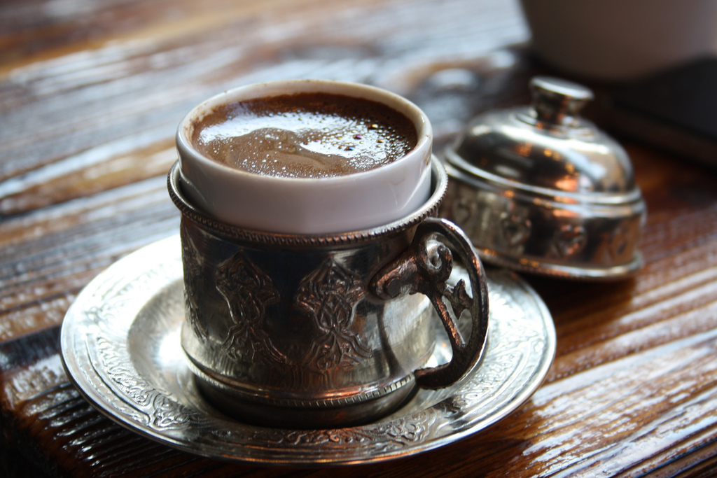 Caffè turco preparazione