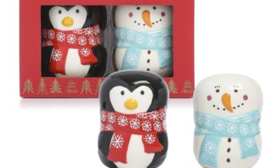 Primark Casa Natale 2016, sale e pepe a forma di pinguino e pupazzo di neve