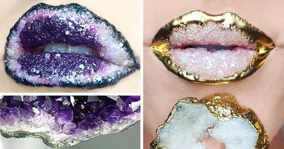 Trucco labbra cristallo