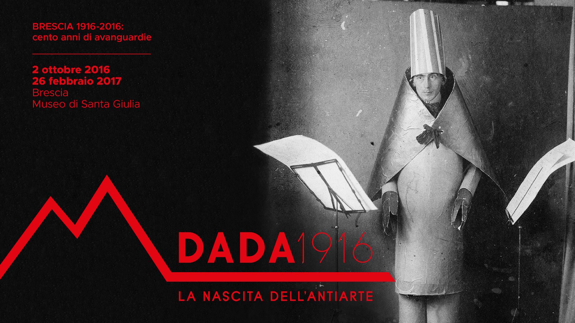 “DADA 1916, la nascita dell’antiarte”, la mostra a Brescia