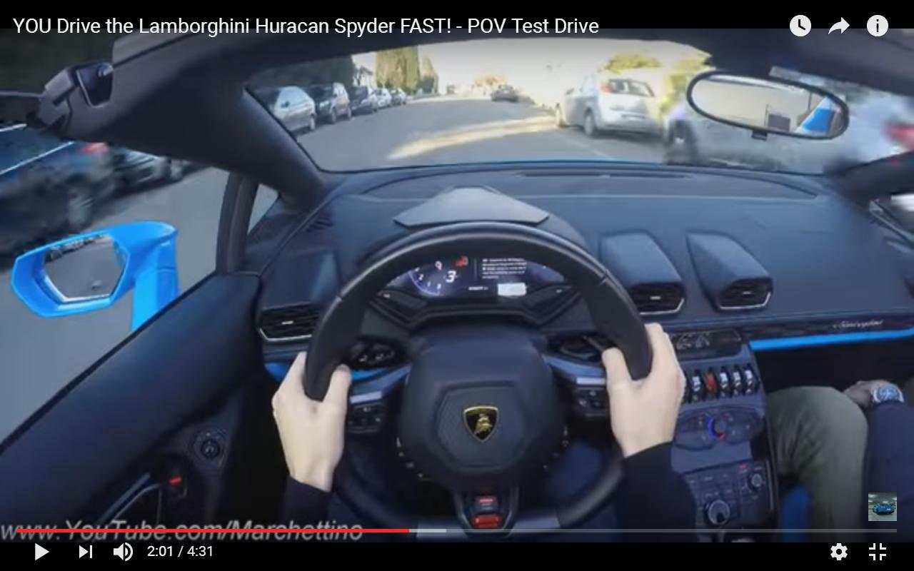 Sulla Lamborghini Huracán LP610-4 Spyder [Video]