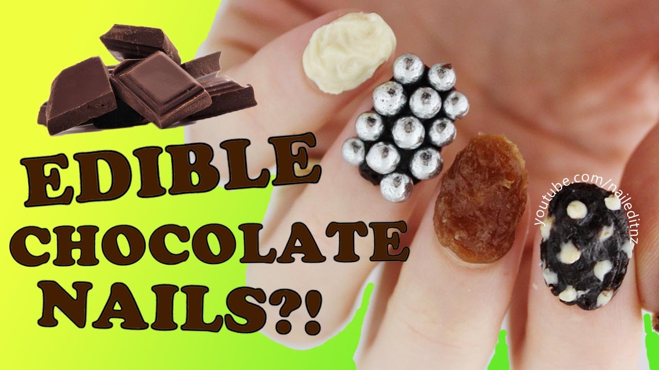 EDIBLE CHOCOLATE NAIL ART?! | Nailed It NZ