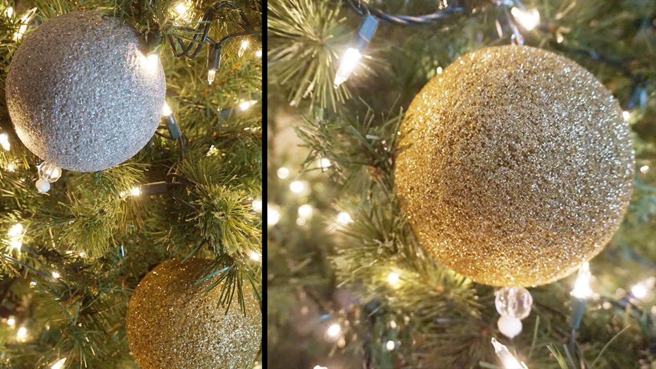 DIY: Glitter Ornaments