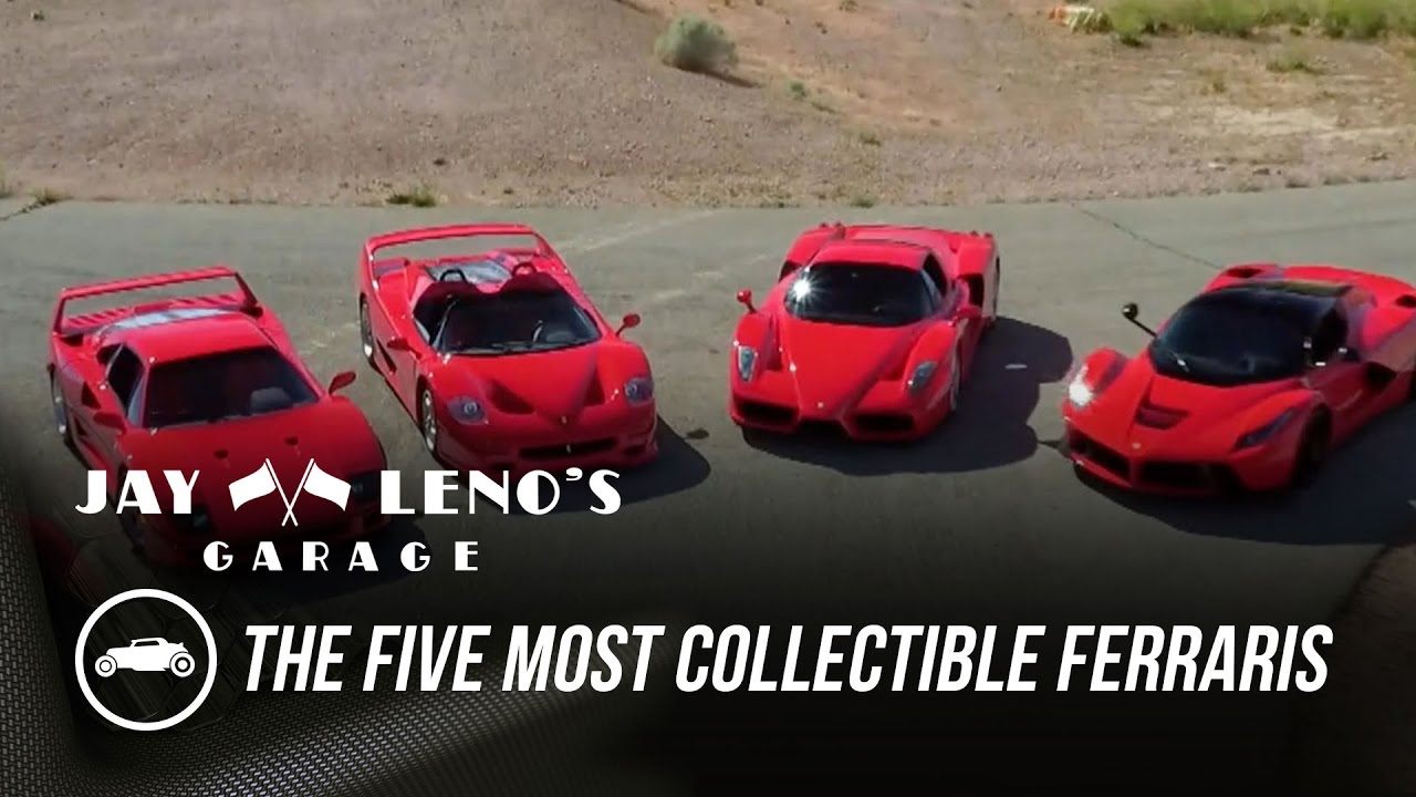 The Five Most Collectible Ferraris On One Track &#8211; Jay Leno’s Garage