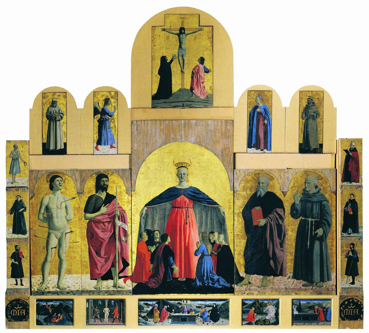 “Madonna della Misericordia” di Piero Della Francesca in mostra a Milano