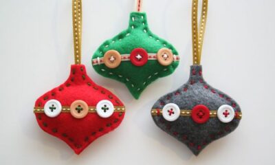 Decorazioni Natale fai da te feltro