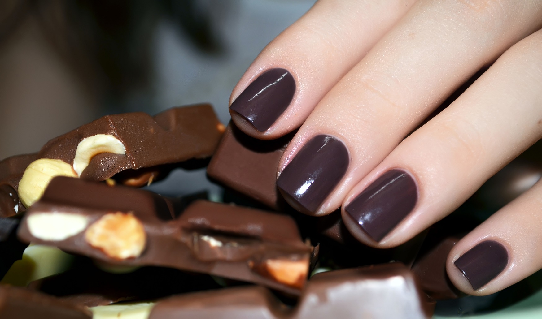 Unghie cioccolato