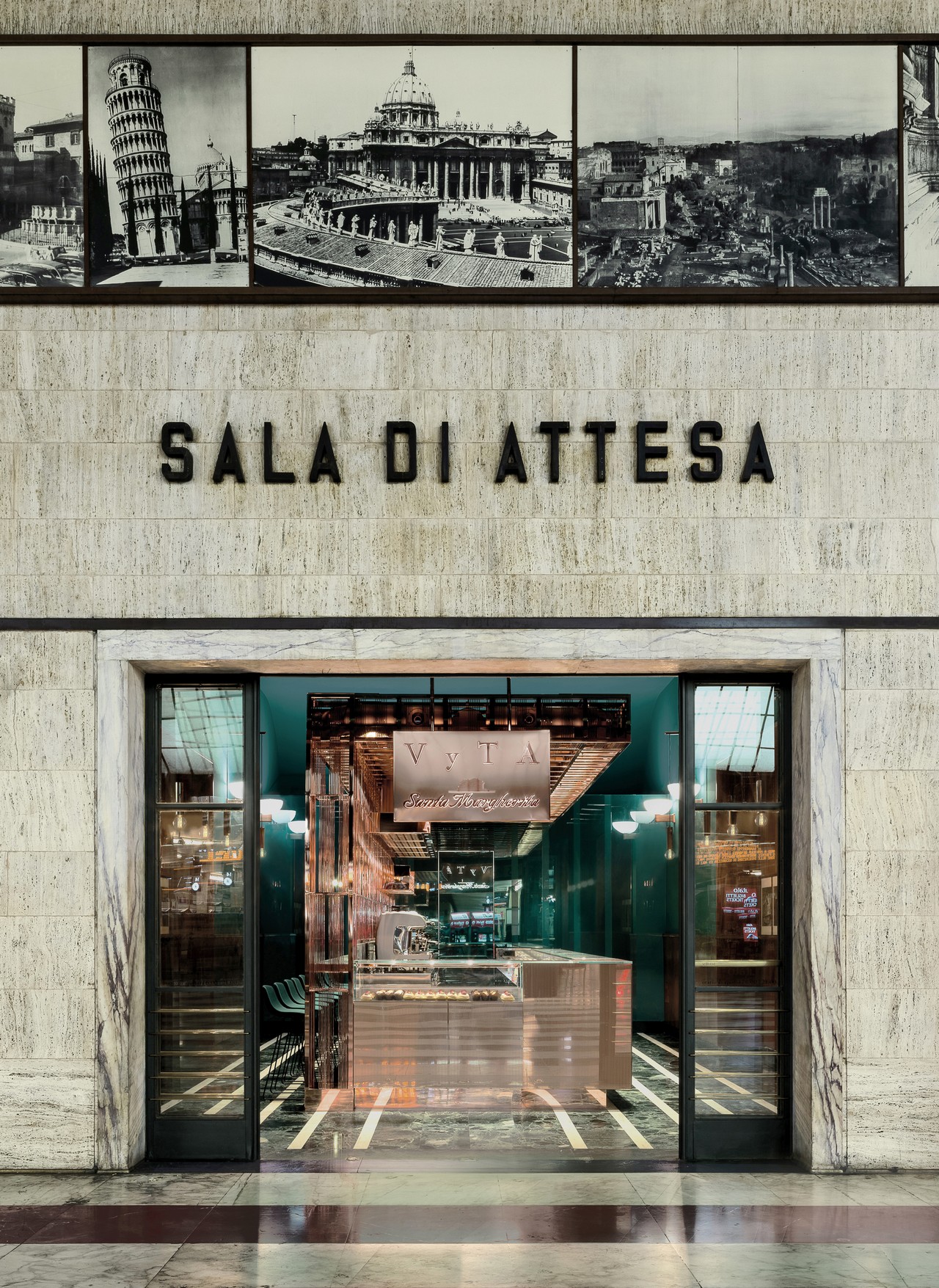 Firenze Stazione: lo sgabello di Lapalma alla luxury bakery Vyta Santa Margherita, le foto