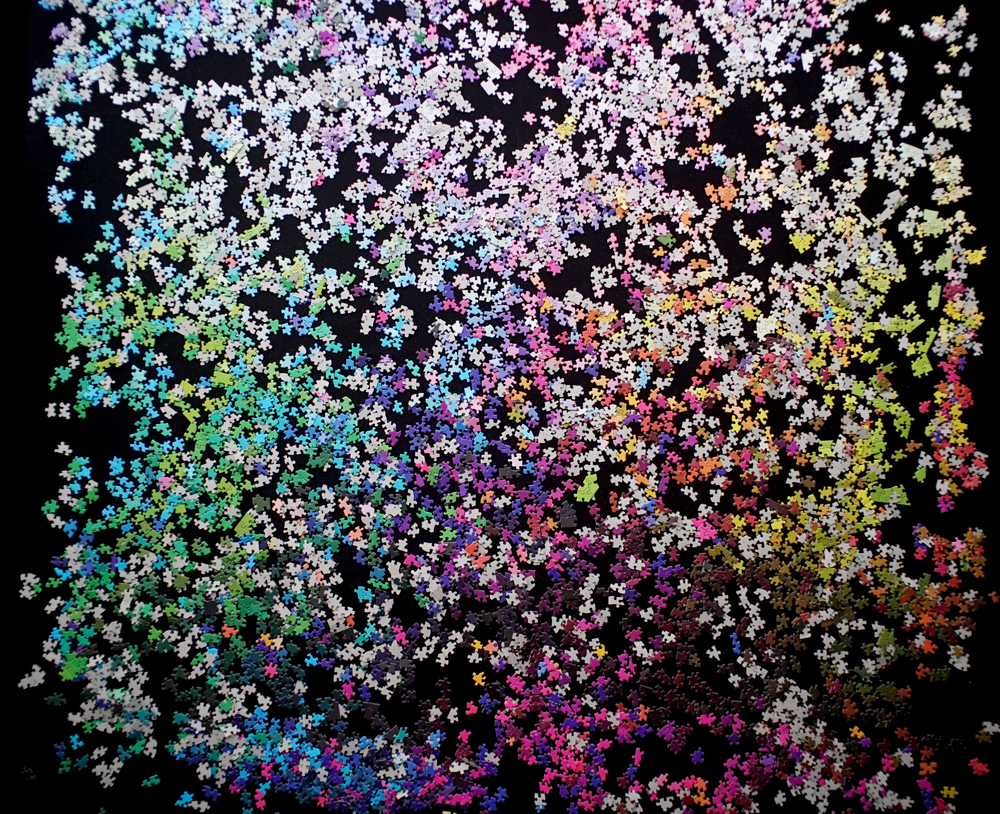 Il puzzle con tutti i colori dello spettro