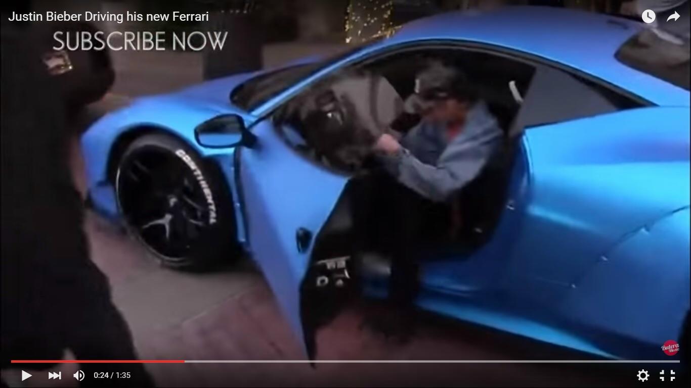 Justin Bieber vende la sua Ferrari 458 Italia trasformata [Video]