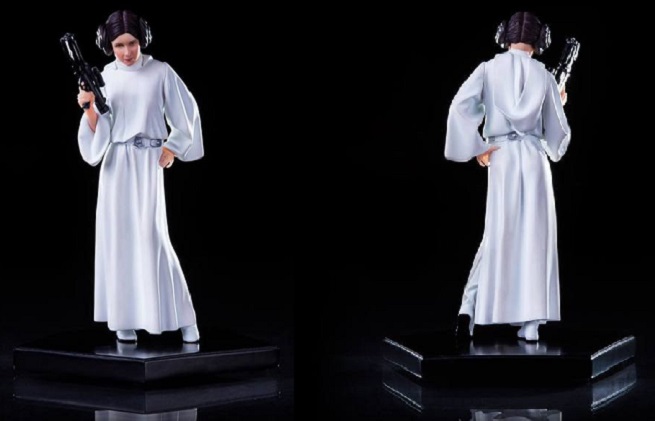 Star Wars: la statua della Principessa Leia di Iron Studios