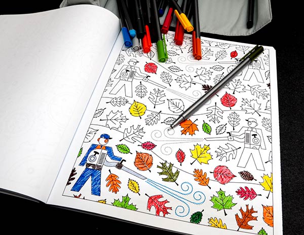 Libri da colorare per adulti: “The Industrial Strength Coloring Book”