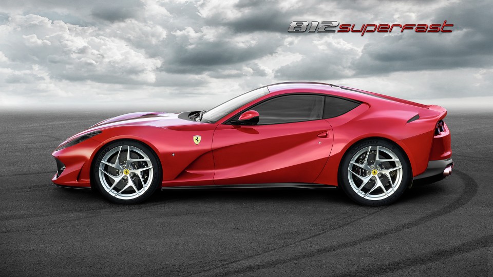 Ferrari 812 Superfast: nuove immagini della “rossa” di serie più potente