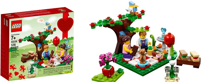 Lego, ecco il set per costruire il Picnic di San Valentino